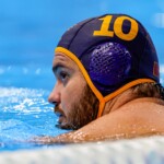 FUKUOKA, JAPAN - JULY 21: Vladan Spaic of Montenegro during the World Aquatics Championships 2023 Men's match between Serbia and Montenegro on July 21, 2023 in Fukuoka, Japan (Photo by Albert ten Hove/Orange Pictures)