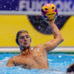 FUKUOKA, JAPAN - JULY 23: Bogdan Durdic of Montenegro during the World Aquatics Championships 2023 Men's crossover match between Croatia and Montenegro on July 23, 2023 in Fukuoka, Japan (Photo by Albert ten Hove/Orange Pictures)